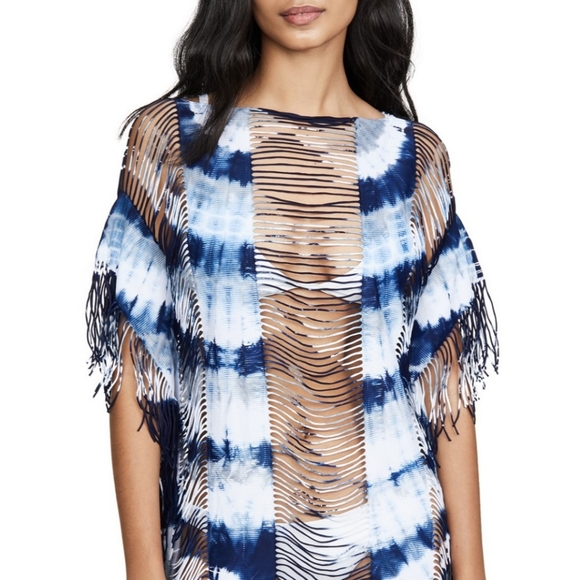 PilyQ Monique Cover Up Dress Tie Dye - Picture 2 of 9